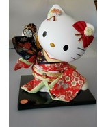 Hello Kitty Figure in Kimono with Drum by Sanrio NEW - £54.25 GBP