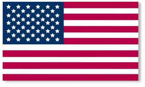 U.S. Flag- Decal (Single) (4X4 Vehicle Decal) - $4.49