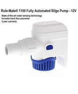 RULE RULE-MATE® 1100 FULLY AUTOMATED BILGE PUMP-12V RM1100B State-of-the... - £102.79 GBP