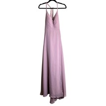 Azazie strappy sleeveless v-neck gown Dress Women Size Small A-Line surp... - £33.14 GBP