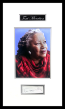 Toni Morrison Signature Cut From Book-Museum Framed Ready to Disply - $13,043.03 MXN