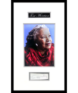 Toni Morrison Signature Cut From Book-Museum Framed Ready to Disply - €598,21 EUR