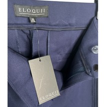Eloquii Navy Blue Dress Pants Career Wear Stretch Cropped 18R - $30.00