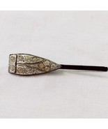Vintage Art Deco Silver Tone Rhinestone Hair Pin - £9.10 GBP
