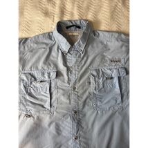 Columbia PFG Bahama II Fishing Shirt Men’s XL Blue Vented Short Sleeve N... - $476.39 MXN
