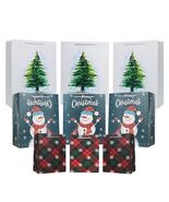 HSMOK Christmas Gift Bags Bundle Snowflakes Snowman Tree Santa Claus Set 1 - $237.39 MXN