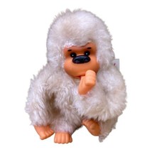 Russ Baby Gonga White 6” Monkey Plush Thumb Sucking Gorilla 1970’s - $16.92