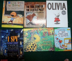 You Pick 3+ Hc Picture Books Olivia~I Spy~Madeline~Nutcracker~Engine~Pigs~Treat - £6.33 GBP
