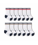 Jefferies Socks Baby Boys Seamless Stripe Ribbed Tube Crew Sport Ankle 6... - €11,63 EUR