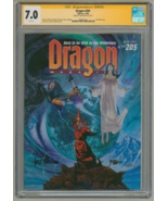 CGC SS 7.0 Dragon Magazine #205 SIGNED Fred Fields Wizard Cover Art TSR ... - $197.99