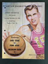 1950 Spartan Basketball Classic Program Michigan St. Ohio St. Penn St. Princeton - £27.61 GBP