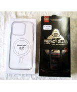 Shockproof Mag Safe Case For iPhone 16 Pro W/Privacy Glass Screen Protector - $13.36 CAD