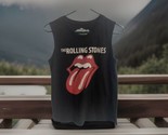 The Rolling Stone Short Sleeveless Round Neck T Shirt Size M Solid Black... - $11.76