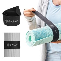 Gaiam Yoga Mat Strap Slap Band - Keeps Your Mat Tightly Rolled and Secur... - £14.90 GBP