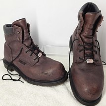 Red Wing 2406 Work Boots Brown Steel Toe Supersole Men&#39;s 8.5 EE USA  NEW... - $69.29