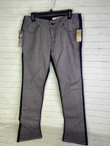 DKNY Two Tone Gray Black Low Rise Slim Skinny Denim Jeans Womens Juniors Size 29 - £21.89 GBP