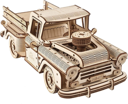 Pickup Lumberjack 3D Puzzle - Classic 1950S Pickup Truck 3D Wooden Puzzles for A - £75.64 GBP
