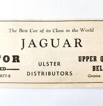 1954 Victor Limited Jaguar Car Dealer Automotive Advertisement Automobil... - $28.15 CAD
