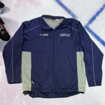 Bauer Nike Large Jacket Toronto Maple Leafs NHL Hockey Club Navy Blue Fu... - £23.86 GBP