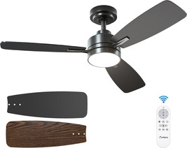 Amico Ceiling Fans With Lights, 44 Inch Ceiling Fan With, Indoor/Outdoor Use - £91.51 GBP