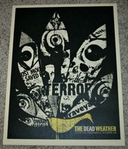 THE DEAD WEATHER 2009 Tabernacle Atlanta CONCERT POSTER Jack White METHA... - £94.95 GBP