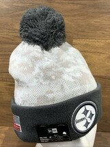 NWT Pittsburgh Steelers New Era 2024 NFL Salute to Service Knit Beanie S... - $28.50