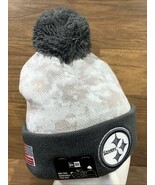 NWT Pittsburgh Steelers New Era 2024 NFL Salute to Service Knit Beanie S... - $28.50