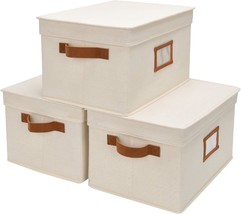 Storageworks Decorative Storage Baskets For Shelves, Closet Storage Bins, Pack - $51.94