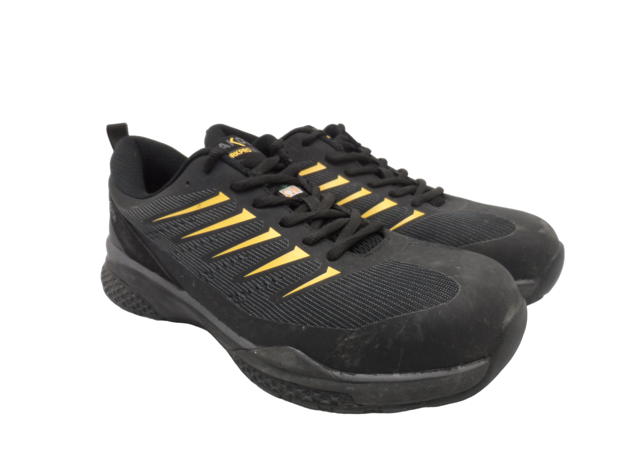 Primary image for DAKOTA Mens Aluminum Toe Comp Plate 3619 Quad Comfort Work Shoes Black/Yellow 9M