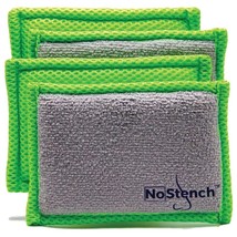 Reusable Sponges For Dishes, Odor Resistant Dishwashing Sponge, Non-Scratch Micr - £29.23 GBP