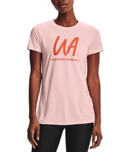 Under Armour Womens Ua Tech T-Shirt Size X-Large Color Beta Tint/Blaze Orange - £27.18 GBP