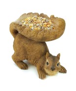 Outdoor Birdfeeder Polyresin Brown Squirrel Decoration (a) M26 - £101.19 GBP