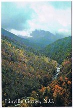 Postcard Linville Gorge Blue Ridge Parkway North Carolina - £3.88 GBP