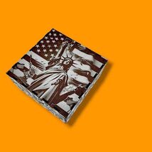 Patriotic USA Keepsake Box – Laser‑Engraved American Flag Gift - $32.00