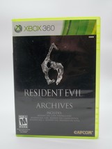 Resident Evil 6: Archives Microsoft Xbox 360, 2012 Insert &amp; 3 Video Discs inVGC - £12.65 GBP