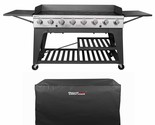 Event 8-Burner Bbq Propane Gas Grill With Cover, Picnic Or Camping Outdoor - £611.38 GBP