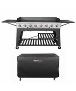 Event 8-Burner Bbq Propane Gas Grill With Cover, Picnic Or Camping Outdoor - £597.52 GBP