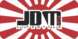 Jdm Lifestyle Japan Flag Rising Sun Novelty Aluminum Metal License Plate - £10.16 GBP+