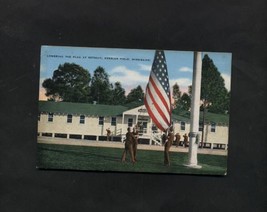 VTG Postcard Linen Keesler Field Mississippi Flag Air Corps Tech School ... - £4.71 GBP