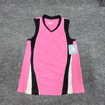 Augusta Sportswear Jersey Girls Medium Pink Moisture Wicking Mesh Sleeve... - $14.32