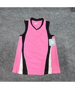 Augusta Sportswear Jersey Girls Medium Pink Moisture Wicking Mesh Sleeve... - £11.31 GBP