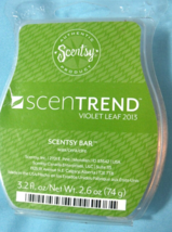 Scentsy Violet Leaf Wax Melt Bar - New - $7.95