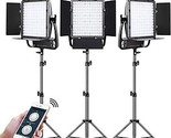 Gvm 3-Pack 50W Led Video Light Kit, Photography Lighting With App Contro... - $294.99