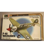 P-40 Warhawk model plane opened box not sure of contents see pictures Re... - $8.99