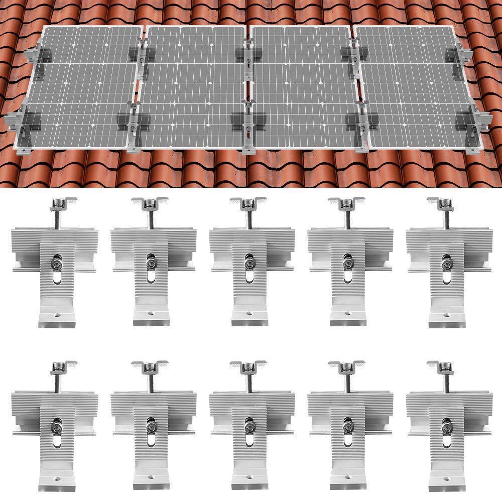 ECO-Worthy Roof Solar Panel Mounting Bracket System Kitfor 1-4 Pieces So... - $106.48
