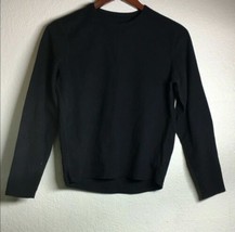 Chilly Fleece Womens Small Black Polyester Pullover Fleece Sweater,Free Shipping - £8.35 GBP