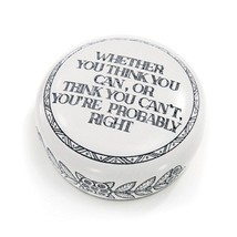 Paperweight grad gift &quot;Whether you think you can, or think you can&#39;t, yo... - $36.99