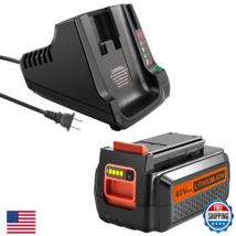 PENGJBATTER 40V 3000mAh Lithium Battery Charger Combo for Black&amp;Decker L... - $81.71