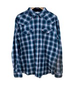 Cody James Western Apparel Shirt Pearl Snap Button Up Long Sleeve Plaid ... - $24.42 CAD