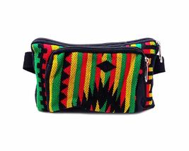 Rasta Aztec Tribal Print Pattern Adjustable Buckle Fanny Pack Waist Bag - Handma - £14.54 GBP